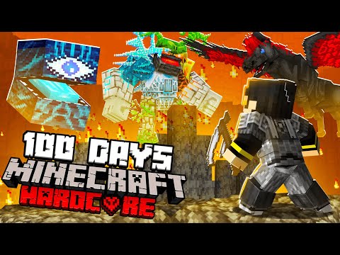 I Survived 100 Days as a REAPER in Hardcore Minecraft...