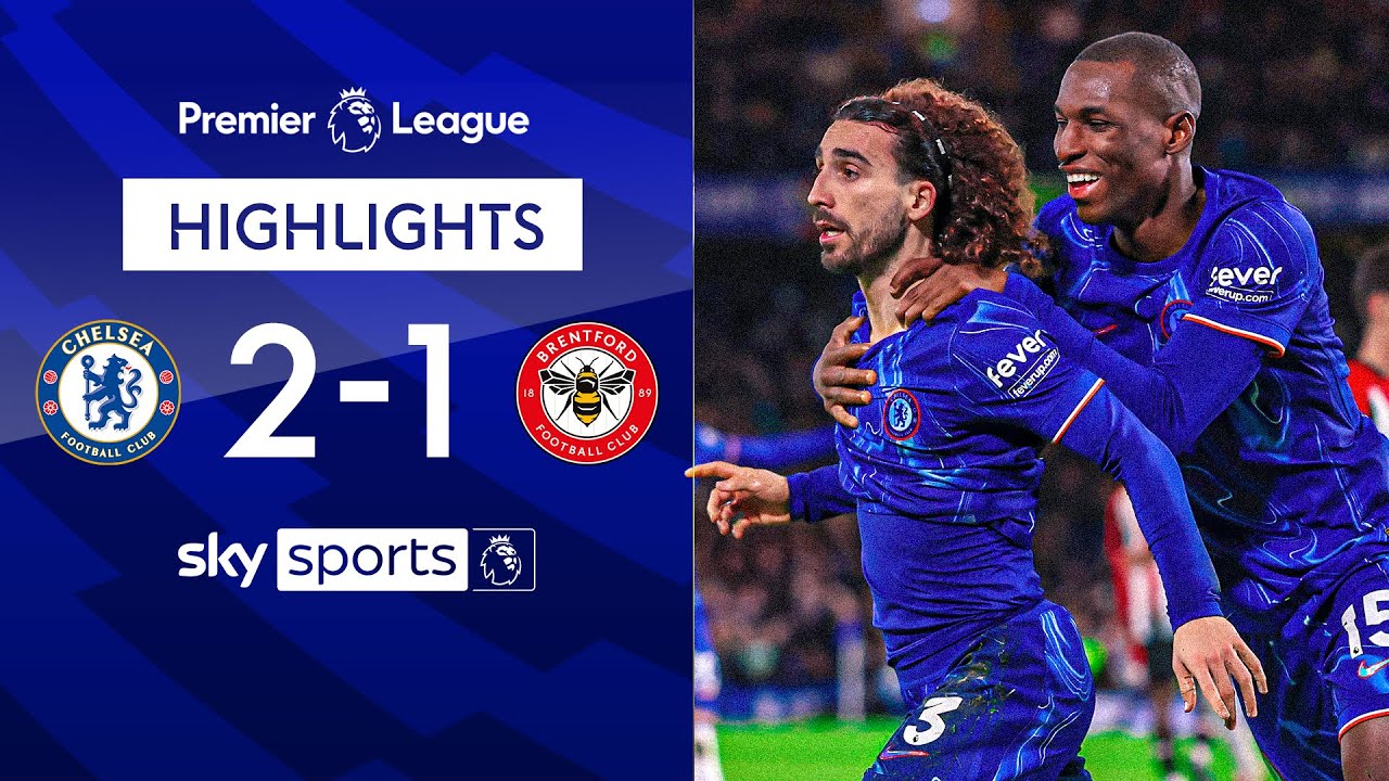 Cucurella scores & gets sent off in Blues win! | Chelsea 2-1 Brentford | Premier League Highlights