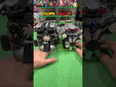 mould king  W16 V8 Engines #mouldking #engine #bricks #shorts