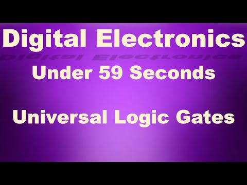 universal logic gate introduction | Digital Electronics under 59 seconds | VLSI Academy