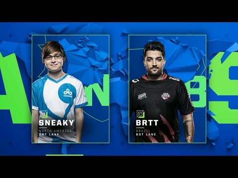 Sneaky Jhin vs brTT Draven - Sneaky 1v1 brTT - Lose 1 CS | All-Star Event 2017