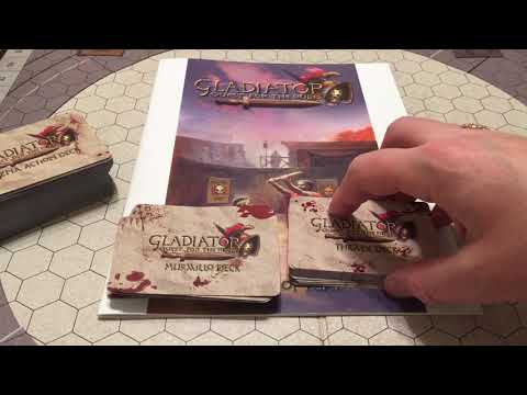 An example combat and a quick review of Gladiator Quest for the Rudis