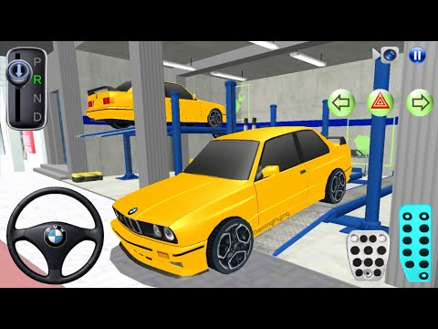 New BMW M3 E30 car in Auto Repair Shop - 3D Driving Class 2026 - 3D Driving Class - Car Game