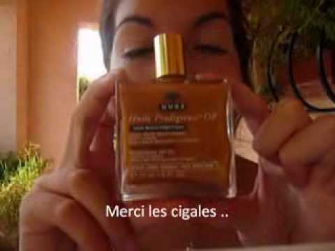 comment appliquer huile prodigieuse nuxe