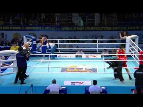 Men's Light Welter (64kg) - Quarter Final - Sanjarbek Rakhmanov (UZB) vs Munkh Uranchimeg (MGL)