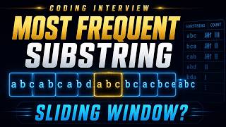 YouTube video 'Leetcode 1297  Maximum Number of Occurrences of a Substring'