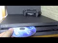PS4 How To Insert DISC Into Your Playstation 4 PRO Tutorial Sort Version