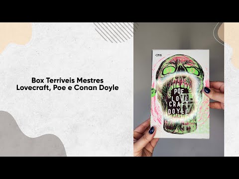 Box Terriveis Mestres - Poe, Lovecraft, Conan Doyle | Editora Novo Século