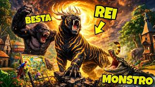 Este Tigre Preguiçoso Do Zoológico Estava Secretamente Treinando Para o FIM DO MUNDO! | Manhwa Recap