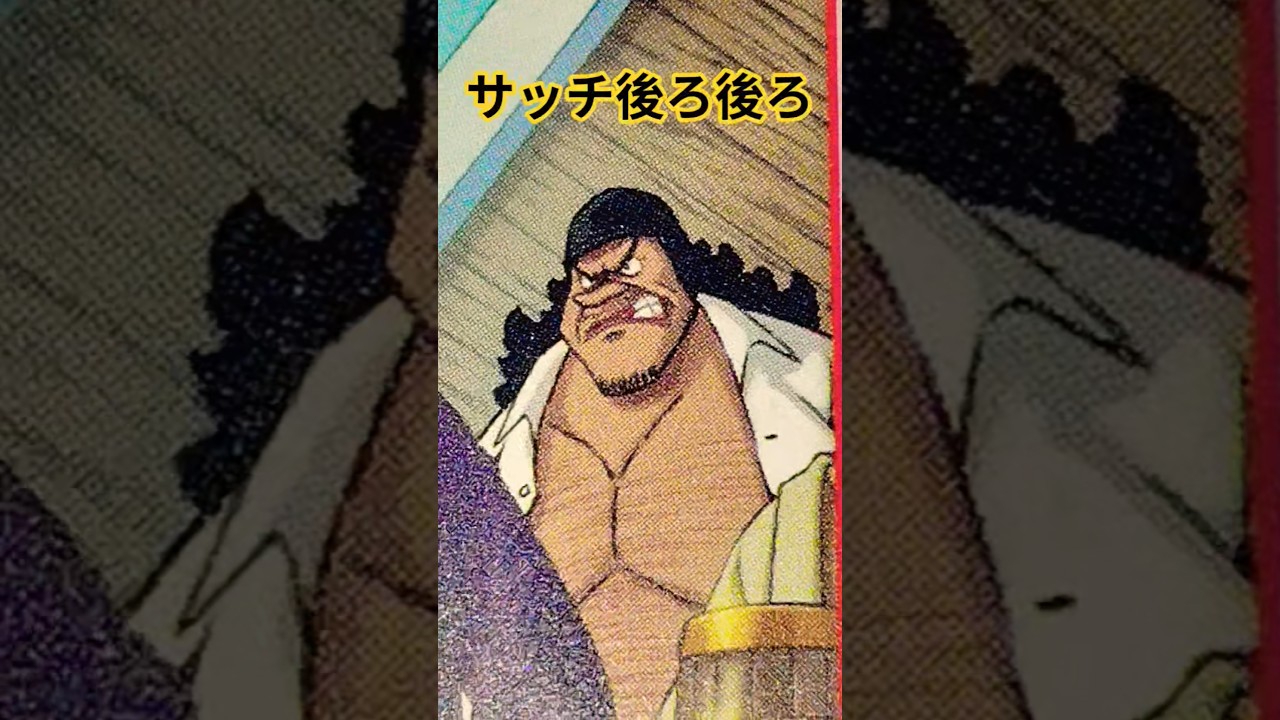 サッチ後ろ後ろ#ワンピース#ネタバレ#イム様#黒ひげ# ワンピカード#onepiece