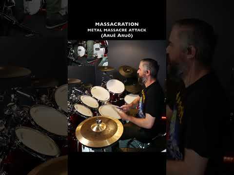MASSACRATION - METAL MASSACRE ATTACK - ARUÊ ARUÔ - BATERIA - MAURÍCIO WEIMAR