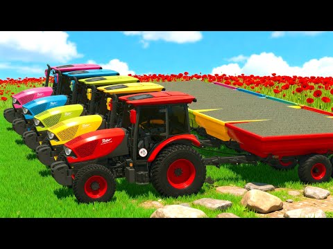 HARVEST, LOAD AND TRANSPORT POPPY WITH ZETOR TRACTORS - Farming Simulator 25🌺🚜