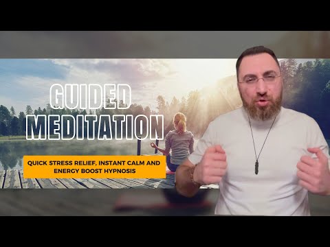 Quick Stress Relief, Instant Calm and Energy Boost Hypnosis guided meditation thumbnail