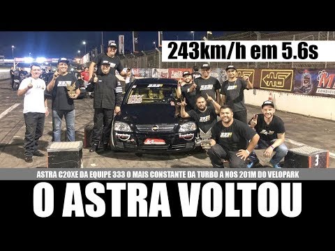 ASTRA C20XE TURBO TODO MONTADO ACELERANDO 0 a 243km/h em 5.6s 🏁