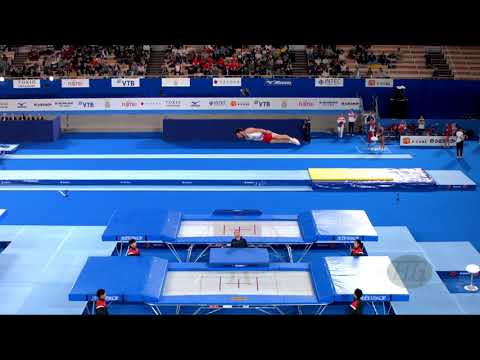 AGHAMIROV Ruslan (AZE) M - 2019 Trampoline Worlds, Tokyo (JPN) - Qualification Trampoline R1