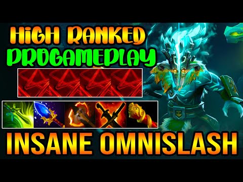 INSANE OMNISLASH - HIGH RANKED - INTENSE JUGGERNAUT - DOTA 2 GAMEPLAY