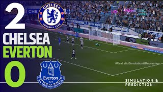 Chelsea 2-0 Everton Premier League 2025-26 Match Highlights Simulation/Recreation