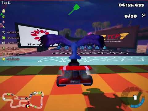SuperTuxKart - BoomYeet Circuit, 20 laps