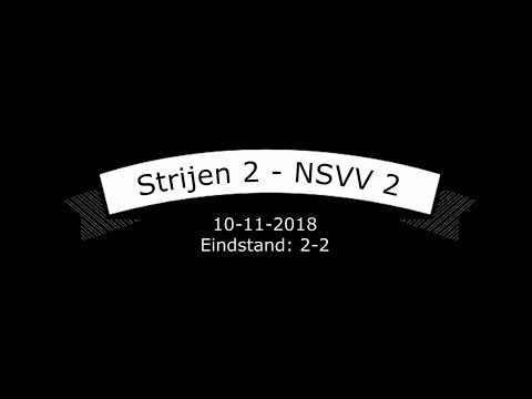 Strijen 2 - NSVV 2, 10-11-2018