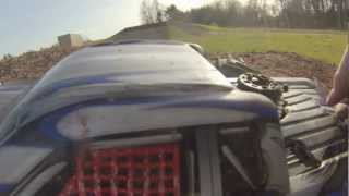 preview picture of video 'Traxxas T-Maxx 3.3 at Cumbernauld BMX Track - Jumps, Rolls & On Board Cam - RC Bashing'