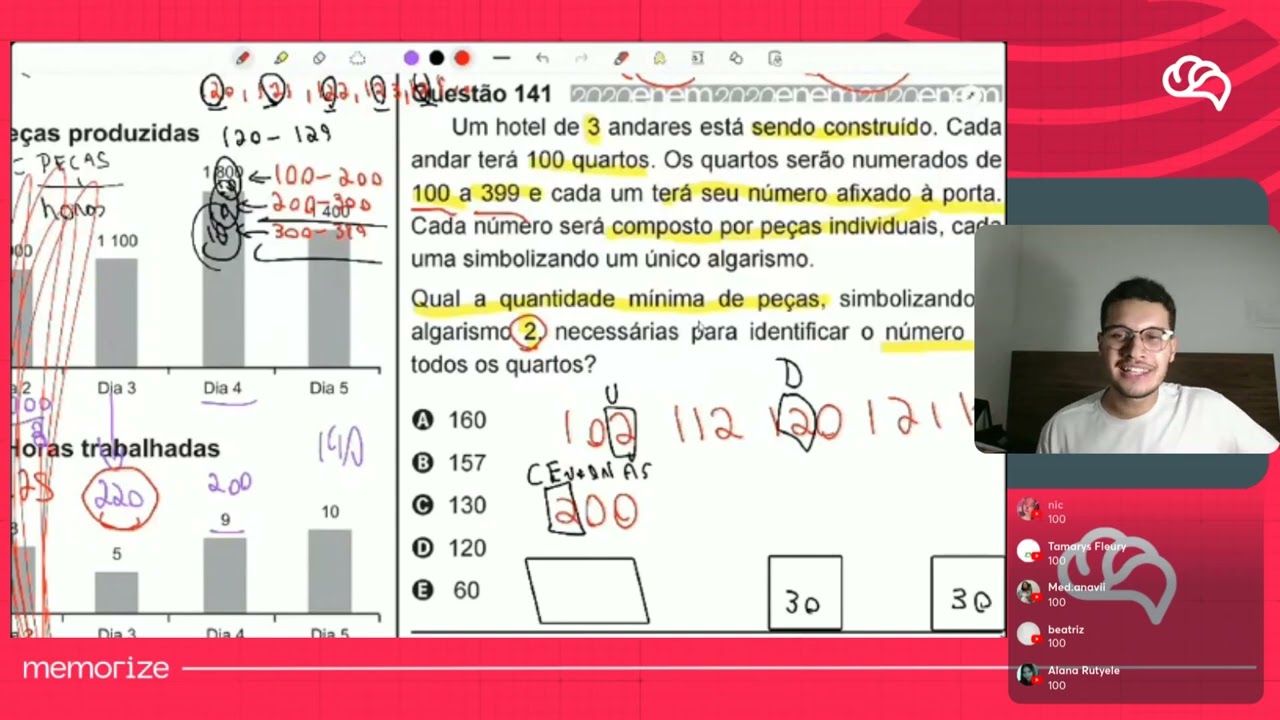 Resolução em Vídeo — Questão 141 ENEM 2020