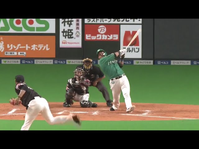 【7回裏】反撃開始!! ファイターズ・中田の豪快ソロホームラン!! 2019/4/27 F-H