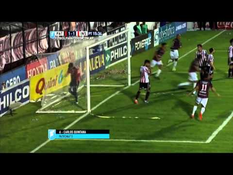 Gol de Quintana. Patronato 1 - Instituto 1. Reducido B Nacional 2015. FPT.