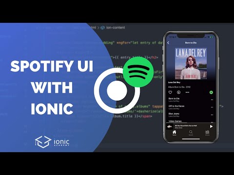 Building the Spotify UI with Ionic