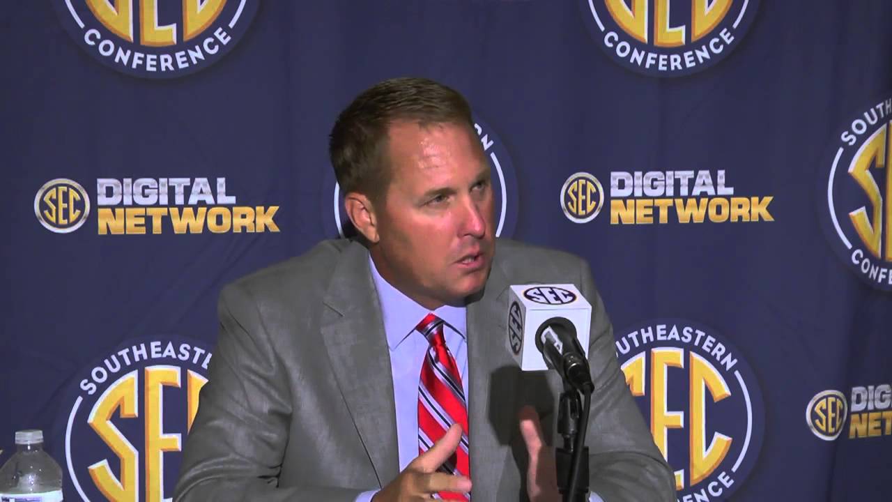 2013 SEC Football Media Days - Hugh Freeze - Ole Miss Head Coach