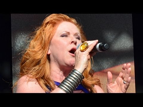 Carol Decker of T'Pau performing Heart and Soul at Let's Rock Bristol 2014