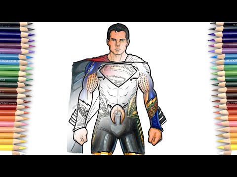SUPERMAN X BATMAN X AQUAMAN Coloring Page | Super Heroes Coloring Pages [NCS]