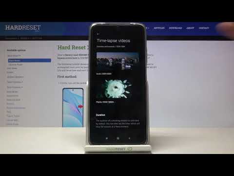 How to Record the Timelapse on XIAOMI Mi 10T Lite