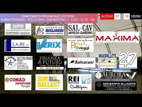 Campionato provinciale U15 FIPAV AUDAX POVIGLIO - VOLLEYBALL SAN MARTINO
