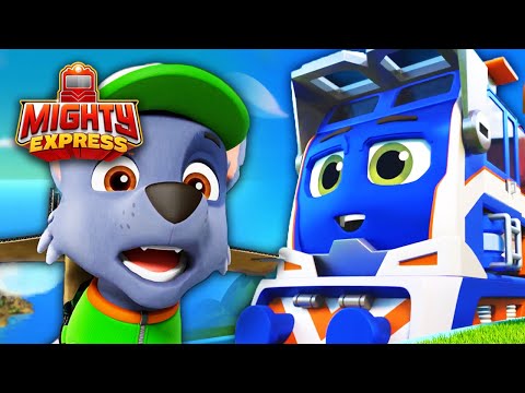 Milo and Rocky Fix It Fast!! 🛠Mighty Express + Paw Patrol Compilation #17 - Mighty Express Official