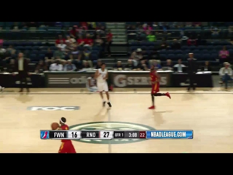 Kendall Marshall with the nice dish vs. the Mad Ants