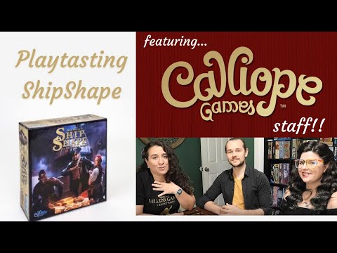 Board Game Bakes: PlayTASTING Shipshape! Featuring Risa from Calliope Games!