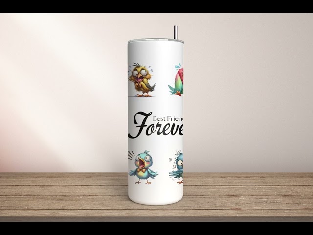 Crazy Birds Tumbler