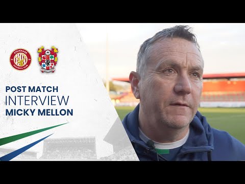 Post Match | Micky Mellon (Stevenage)