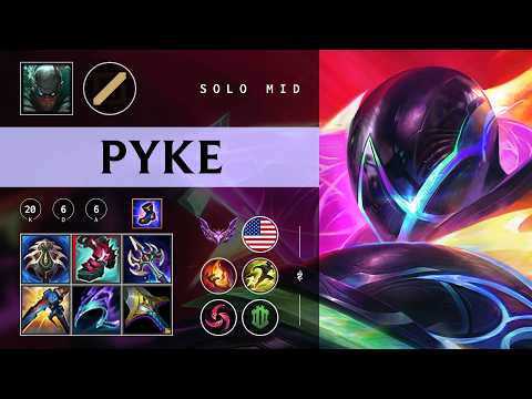 Pyke Mid vs Galio - NA Master Patch 26.04