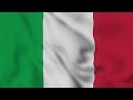 Italy Flag Animation Full Screen Italy Flag Waving Animation 4K Green Screen Flag ItalyFlag