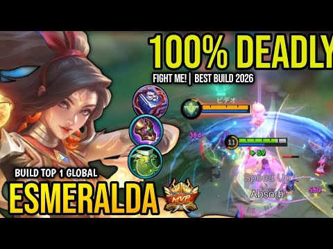 ESMERALDA BEST BUILD 2026 | BUILD TOP 1 GLOBAL ESMERALDA GAMEPLAY | MOBILE LEGENDS✓