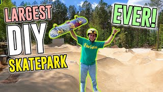 LARGEST Private DIY Skatepark in the World? WHIPSNAKE SKATEPARK is CRAZY!