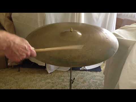 Zildjian 22" Avedis Trans Stamp T4 - 1950s Sizzler - 2651 gm brilliant finish image 21