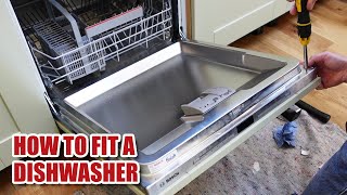 How to install a Bosch integrated DISHWASHER