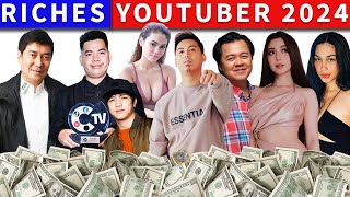 Top 10 Pinakamayaman na Youtuber ngayong 2024 | Top 1 will SHOCK you!