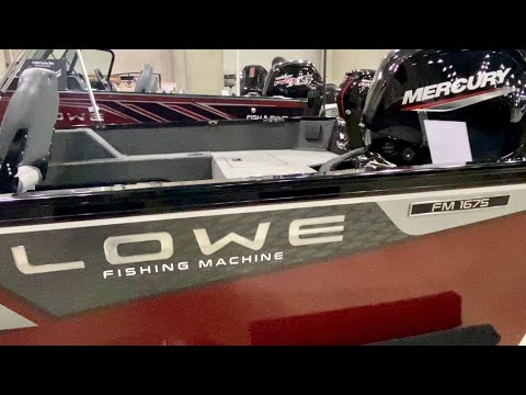 LOWE BOATS Fishing Machine FM1675WT at the Sacramento Boat Show