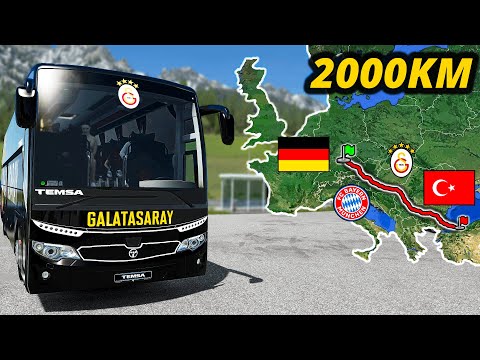 ETS2 Football Team Bus Trip (Munich to Istanbul) Germany to Turkey | Euro Truck Simulator 2