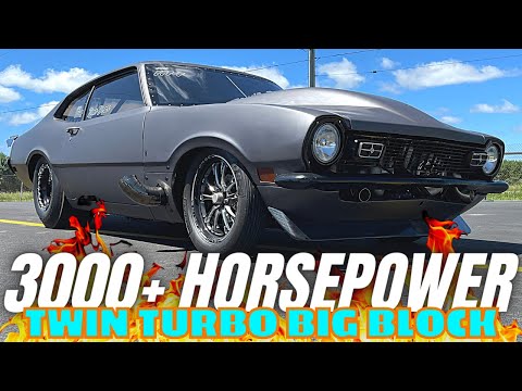 3000 HP Twin Turbo Big Block Ford Maverick Monster Shakedown
