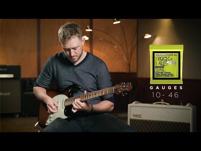 Vídeo relacionado con Ernie Ball Regular Slinky Classic Rock n Roll - Cuerdas para guitarra eléctrica, envoltura de níquel puro, calibre 10-46