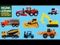 Learning Construction Vehicles Names Sounds For Kids Hot Wheels Matchbox Tomica トミカ Siku